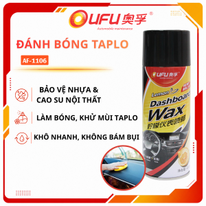 Chất Đánh Bóng Taplo OUFU AF-1106 450ml - Làm Sạch Khử Mùi Chống Bụi Bảo Vệ Nội Thất Ô Tô