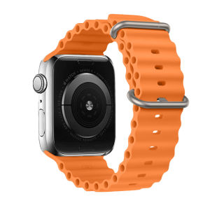 Ocean Strap for watch Ultra 2 Band 46mm 49mm 44mm 40mm 45mm 41mm 42mm 38mm Silicone Bracelet iWatch Series 10 9 SE 8 7 6 5 4 3