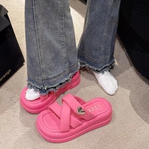 Sandal Wedges Slip On Korea Style Wanita Premium YS 926 TANPA KOTAK SEPATU