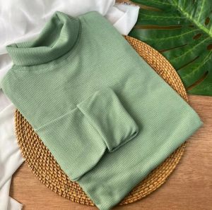 Atasan Anak Perempuan 4 - 12 Tahun / Turtleneck Anak Perempuan / Kaos Rib Anak Tanggung / Kaos Rib Anak Lengan Panjang / Kaos Rib Anak Perempuan / Kaos Rib Anak Remaja / Kaos Rib Anak Import / Kaos Anak Perempuan Korean Style / Baju Rajut Anak