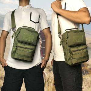 Men Tactical Bag Mollle System Bags Sport Handbag Pouch Shoulder Pack Military Crossbody Bags Travel Camping Phone Bag