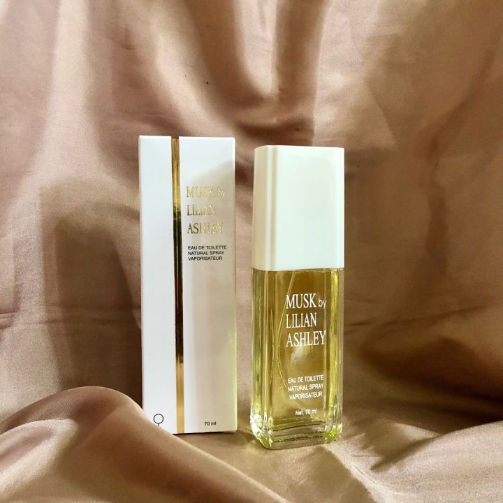 MUSK LILIAN 70ML WHITE - PARFUM MUSK BY LILIAN ASHLEY 70ML EDT PUTIH BPOM