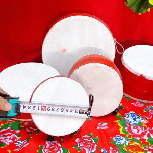 Trống Con Trống GỗTrống Gỗ MiniTrống Da Trung Thu Trống Đỏ Truyền Thống Trống Múa Lân - Đồ Chơi Dân Gian Cho Bé