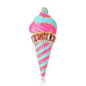 Bắt mắt Tinh Tế Ice Cream Pin Xách Tay phụ kiện trang sức Cho Theo Chủ Đề Tổ Chức Sự Kiện Phong Cách Trang Phục Mặc Giản Dị