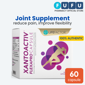 LIFE FACTOR Xantoactiv Flexapro 60s Joint/Collagen/Hyaluronic Acid /Reduce Pain/ Improve Flexibility