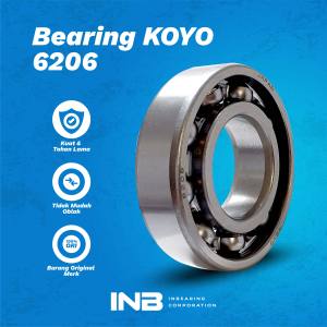 Laker Bearing 6206 KOYO Bearing Mesin Giling Padi Mini Mesin Giling Bumbu Mesin Cuci Front Loading INB Original KOYO
