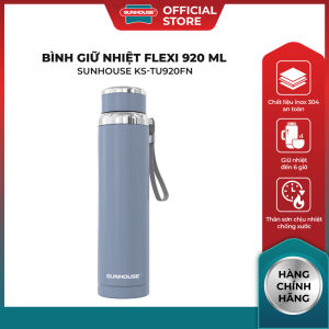 Bình giữ nhiệt Flexi Sunhouse KS-TU920FW-FN - Dung tích 920ml - Thân inox 304 chịu nhiệt chống xước bền bỉ - Giữ nhiệt tốt đến 6 giờ  - Hàng chính hãn