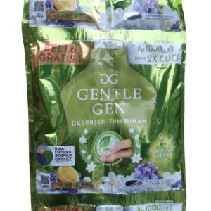 Gentle Gen Deterjen tumbuhan 1 renceng isi 7 sachet