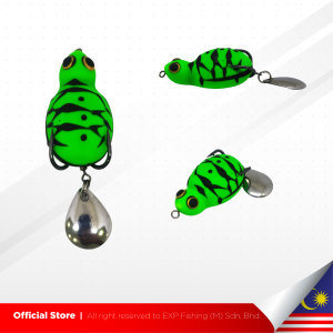 EXP KURA Soft Rubber Frog Expert For Snakehead Hunter Haruan/Toman Bunga/Bujuk