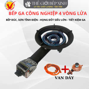 Bếp ga công nghiệp cao cấp 280Clửa lớn tiết kiệm ga