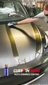 【GUEST IN MIND】การเคลือบคริสตัลรถยนต์ 9H ความแข็งของชั้นเคลือบสีรถ การซ่อมแซมผิวที่เสื่อมสภาพและรอยขีดข่วน คุณสมบัติการกันน้ำและการกันน้ำ การปกป้องสี การแห้งเร็ว และเพิ่มความเงางาม 30ML