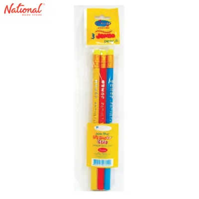 LIL HANDS PENCIL WITH ERASER JUMBO 3S