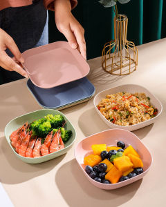 SET 8 CHIẾC ĐĨA LÚA MẠCH MẪU MỚI TONE MÀU PASTEL NGỌT NGÀO /COMBO 8C ĐĨA LÚA MẠCH