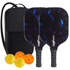 [SG stock Fast Shipping]Pickleball paddle Professional Pickleball Paddle Set – T700 Carbon Fiber & Fiberglass Options With Balls And Bag 8899