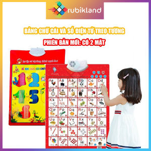 Bảng Chữ Cái Và Chữ Số Tiếng Việt Điện Tử Nói Treo Tường Cho Bé Có Bảng Cửu Chương Đồ Chơi Giáo Dục Phát Triển Tư Duy