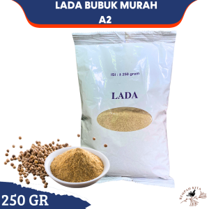 Lada Bubuk Murah Kwalitas Bagus Premium 250gram merica serbuk bubuk rempah alami