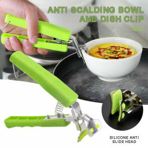 Kitchen Hot Bowl Holder Dish Clamp Pot Pan Gripper Clip Hot Dish Plate Bowl Clip