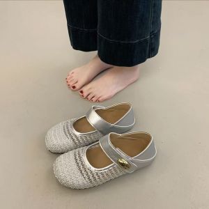 Free Shipping Two-Wear Closed-Toe Sandals For Women 2026 New Summer Style Perfect With Dresses Hollow-Out Flats