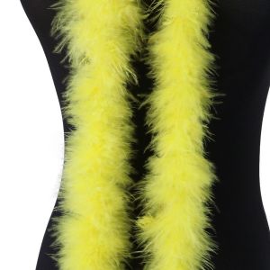 YUNAFIN Bữa tiệc Thủ công tự làm Cây thông Noel Fluffy Đồ cưới Trang trí tiệc Lông vũ Dải boa lông Phụ kiện Grament Vải may mặc