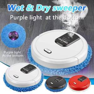 Original Wet & Dry Sweeper: Three In One Intelligent Sweeping Robot Vacuum Cleaner Rechargeable Dry And Wet Multifunctional Auto Smart Robot Cleaner
