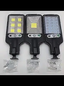 LED Solar Street Light Outdoor Motion Sensors Lamp Waterproof Security Parking Lots Solar Commercial Streetlight