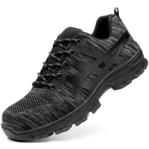 Plus Size 49 50 Work Sneakers Male Safety Shoes Indestructible Work Shoes Men Construction Industrial Shoes Breathable Footwear