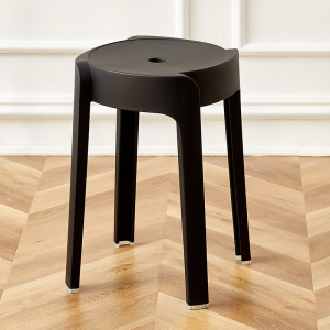 Nordic Stackable Stool Thickened Plastic Chair Durable Dining Table Restaurant Round Stool