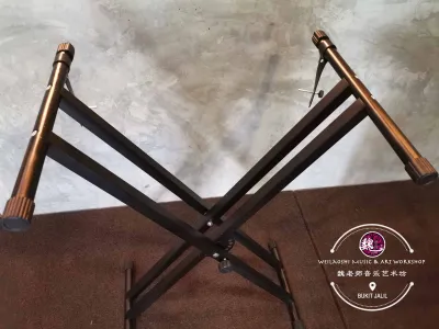 Double X Stand Keyboard Music Stand Thicken Muzik 便携双叉型琴架子音乐支架 加厚