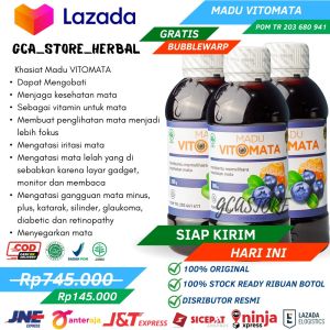 Madu VITOMATA Asli Mengatasi Mata Minus Rabun Jarak Jauh Obat Mata Katarak Paling Ampuh