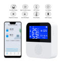 RCYAGO Smart WiFi Temperature Humidity Sensor Bluwtooth APP Alarm Indoor Outdoor Hygrometer Temperature Monitoring Device. 