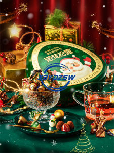 诺梵金松露巧克力圣诞节礼盒装Nova Gold Truffle Chocolate Christmas Gift Box Candy Gift Cocoa Butter Snack Snacks