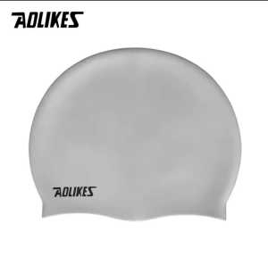 AOLIKES 5010 Topi Renang Silicone - Swim Cap - Penutup Kepala Renang - Topi Renang Anak Dewasa