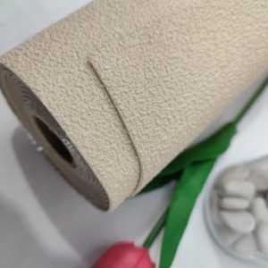 Azgalery WP05-07 / Wallpaper Dinding Foam Linen Roll 50 x 300 cm Tahan Air Dekorasi Sticker Dinding Ruangan Rumah Kamar High Quality / COD