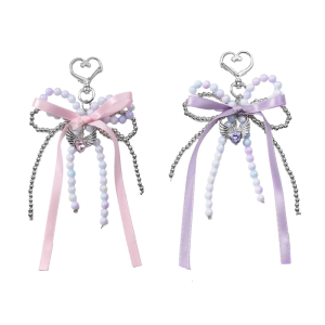 Charm Bowknot Key Holder Stylish Bag Accessory Stylish Purse Embellishment Unique Key Accessories for Everyday Use