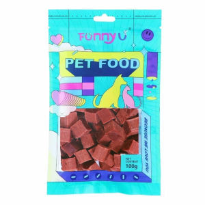 100g Snack Dog Treats Pet Chicken Cheese Cube Beef Cube Stick Food Granule Training for Puppy
