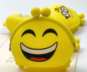 QSGJ02 Dompet Koin Silikon Karakter Anti Air Dompet Poket Pouch