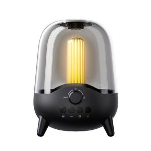 TWS WIRELESS BLUETOOTH SPEAKER Breathing Candle Light 3 Modes Adjustable Brightness Flickering Rhythmic Surround Sound Bluetooth TF Card Aux FM for IOS Android P-20