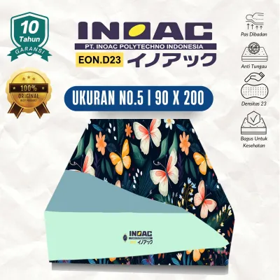 INOAC Kasur Busa EON D23 Original Garansi 10 Tahun Kualitas Premium Empuk Adem dan Tahan Lama
