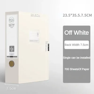 A4/Long File Box Folder Office Document Box Folder Organizer for Document Organizer School Office Supplies 3.5CM/5.5CM/7.5CM