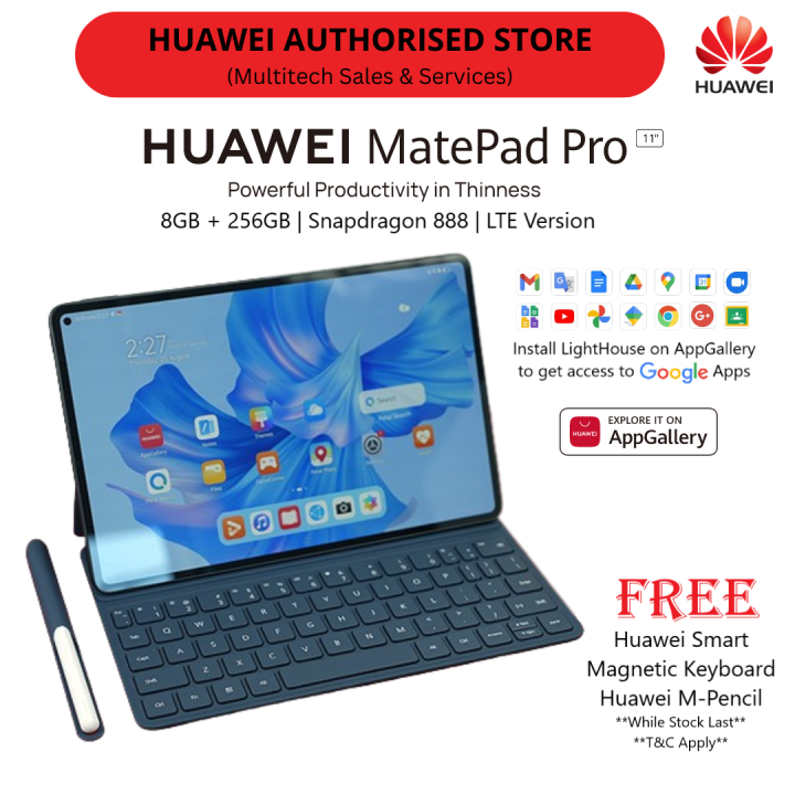 Huawei Matepad Pro 11 Inch Tablet 8GB + 256GB LTE Version 120 Hz OLED ...