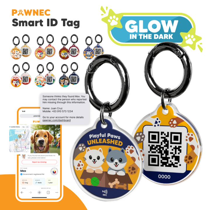 IndieTag with instant text alert QR code Tag for Dog and Cat  Personalized Pet Tag Dog Tag with Name Cat Name Tag Lazada PH