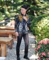 [ BISA COD ] KRISNA Batik Couple Hitam songket klasik Set kebaya Wisuda Kondangan Lamaran elegan dan mewah Baju seragam sarimbit Terbaru. 