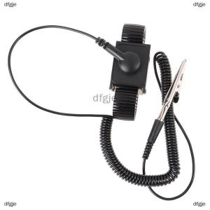 [COD] dfgje Dây đeo cổ tay làm việc chống tĩnh điện đai xả có thể điều chỉnh ESD Vòng đeo tay kim loại mặt đất