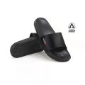 Aerostreet 39-44 Axel Hitam Hitam - Sandal Selop Pria Wanita BAAAA. 