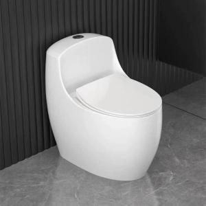 Bồn cầu 1 khối xả xoáy nắp rơi êm 2236