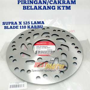 piringan/cakram belakang honda ktm supra x 125 lama blade 110 karbu kualitas original ori asli bermutu memiliki kualitas yang bagus dan bermutu ahm
