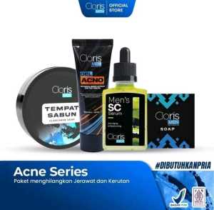 CLORISMEN ACNE SERIES / Krim Penghilang Jerawat / Menyamarkan Bekas Jerawat