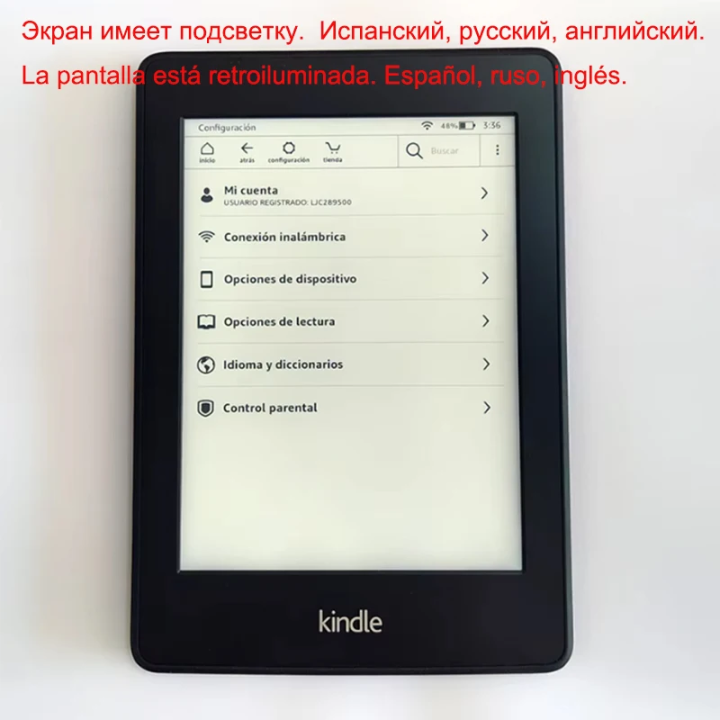 Kindle Paperwhite 1st 6th With Backlight Reading At Night 6 inch Ink ...