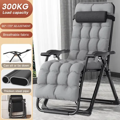 【CEMAL】folding chair 2 in 1 folding bed reclining chair relaxing chair Strong load bearing 300KG