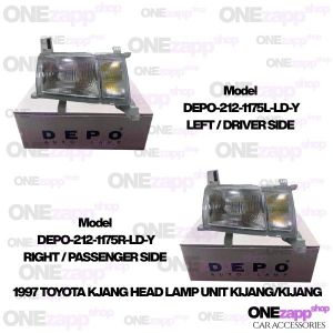 1997 TOYOTA KJANG HEAD LAMP UNIT KIJANG/KIJANG DEPO-212-1175-LD-Y